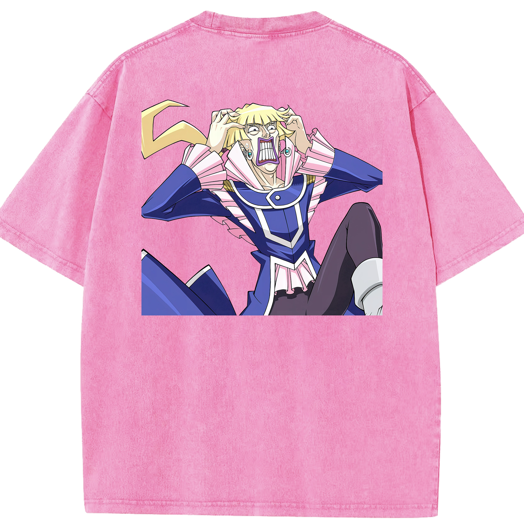 （画像用） 遊☆戯☆王 Yu-Gi-Oh! 綿100% ヴィンテージ風 半袖Tシャツ（背面プリント）